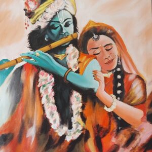Radha Krishna Canvas